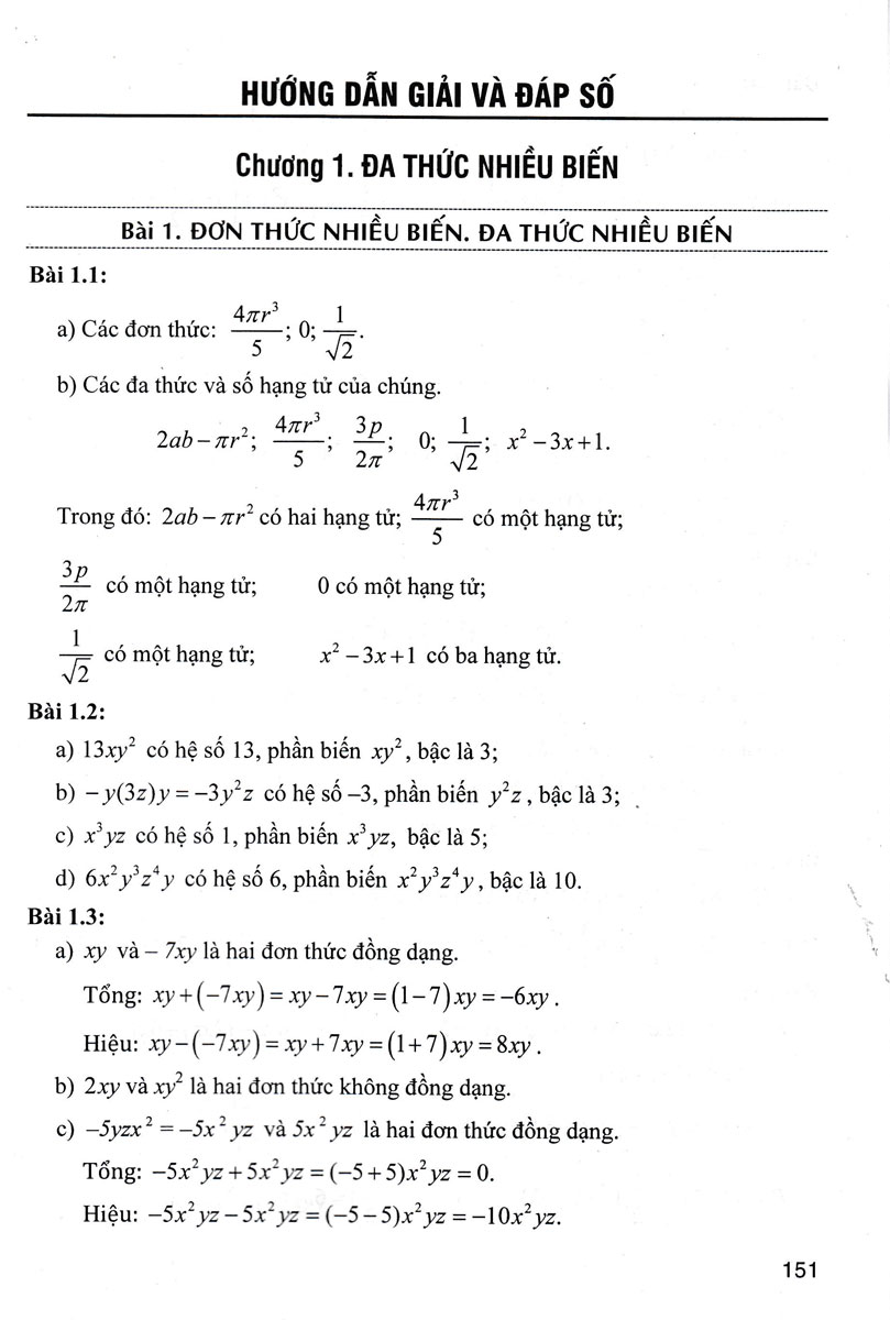 bộ hướng dẫn học tốt toán 8 - tập 1 (bám sát sgk cánh diều) - Ảnh 13