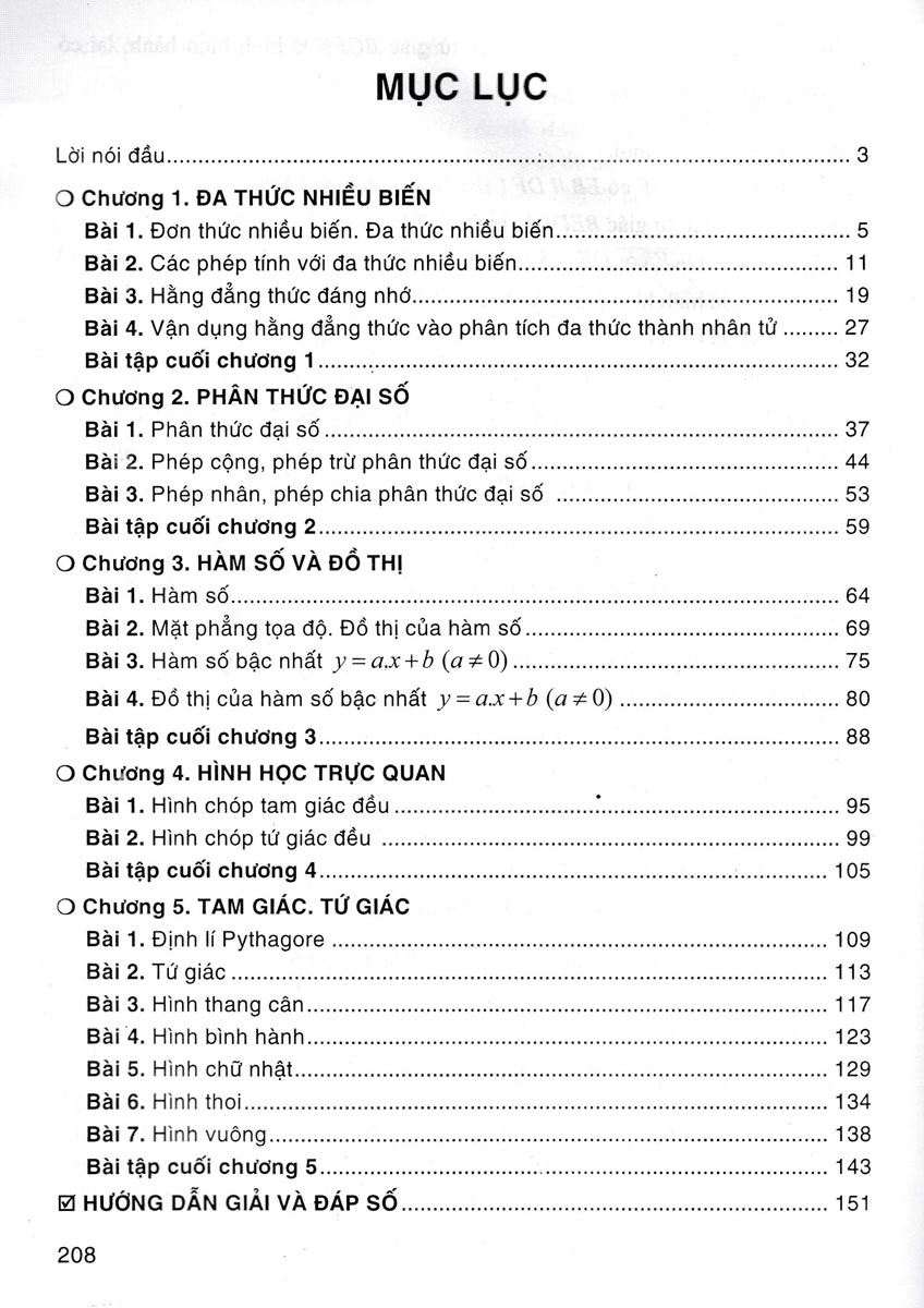 bộ hướng dẫn học tốt toán 8 - tập 1 (bám sát sgk cánh diều) - Ảnh 15