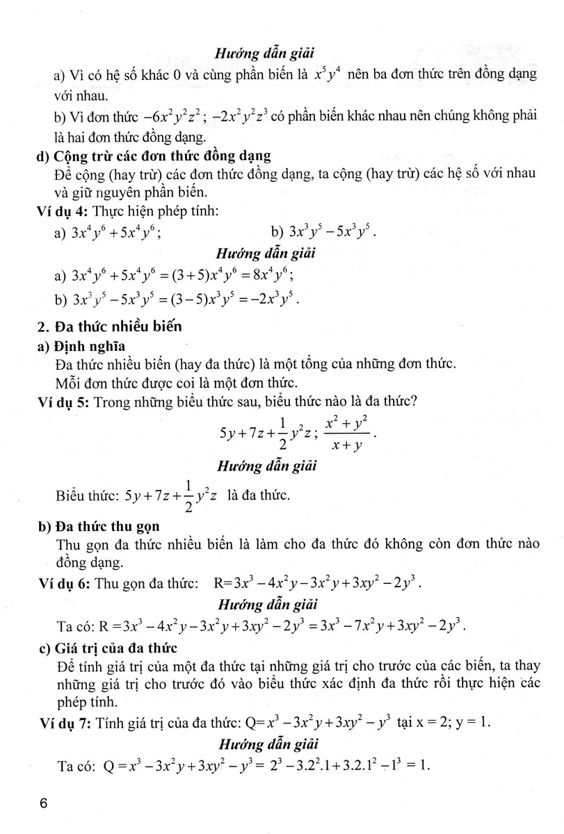 bộ hướng dẫn học tốt toán 8 - tập 1 (bám sát sgk cánh diều) - Ảnh 6