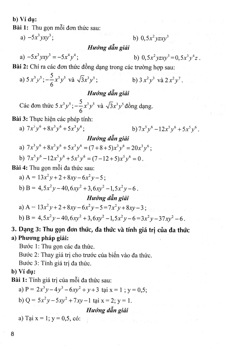 bộ hướng dẫn học tốt toán 8 - tập 1 (bám sát sgk cánh diều) - Ảnh 9