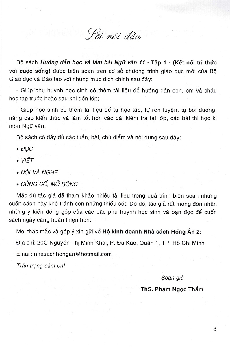 Bộ Hướng Dẫn Học Và Làm Bài Ngữ Văn 11 - Tập 1 (Kết Nối) - Ảnh 2