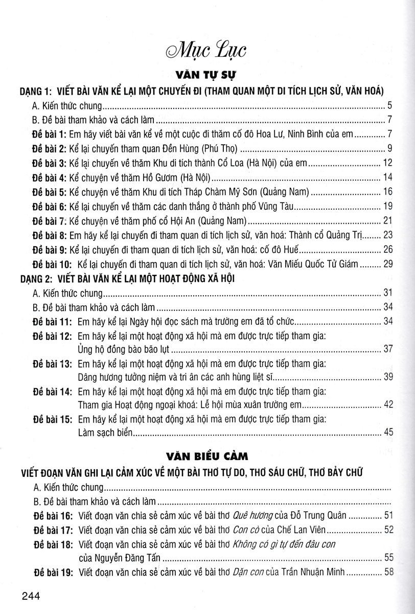 Bộ Hướng Dẫn Viết, Nói Và Nghe Các Dạng Văn Lớp 8 - Tập 1 - Ảnh 4