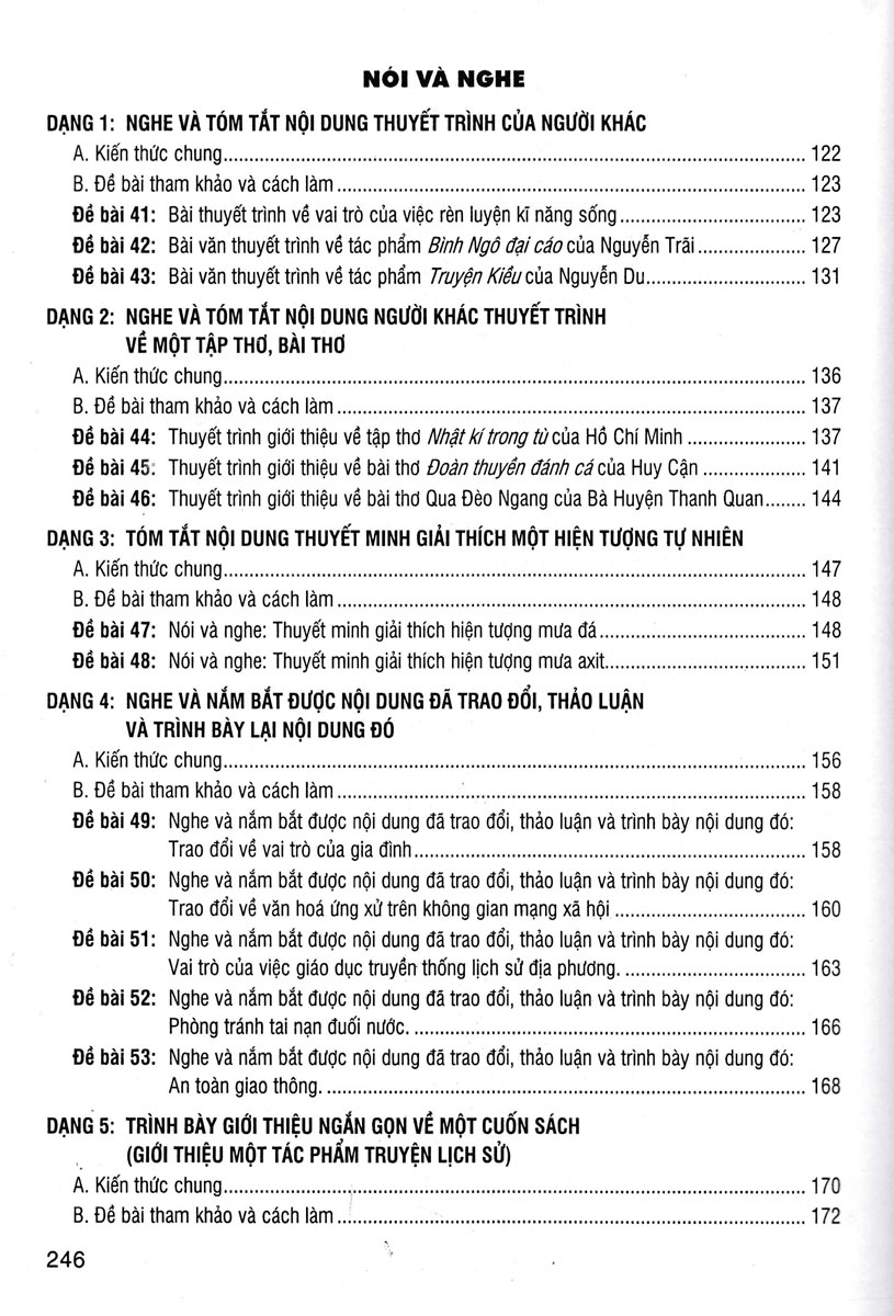 Bộ Hướng Dẫn Viết, Nói Và Nghe Các Dạng Văn Lớp 8 - Tập 1 - Ảnh 6