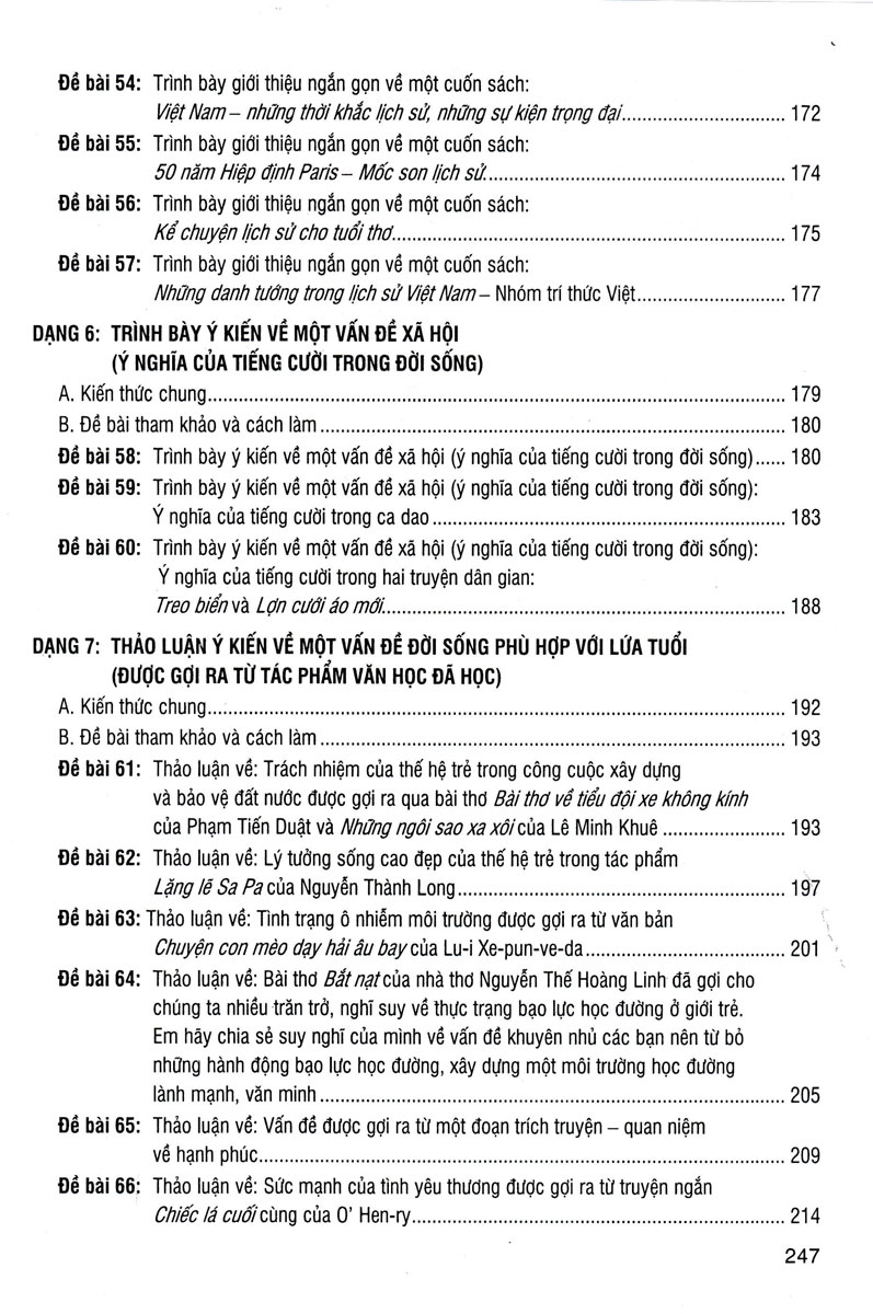 Bộ Hướng Dẫn Viết, Nói Và Nghe Các Dạng Văn Lớp 8 - Tập 1 - Ảnh 7