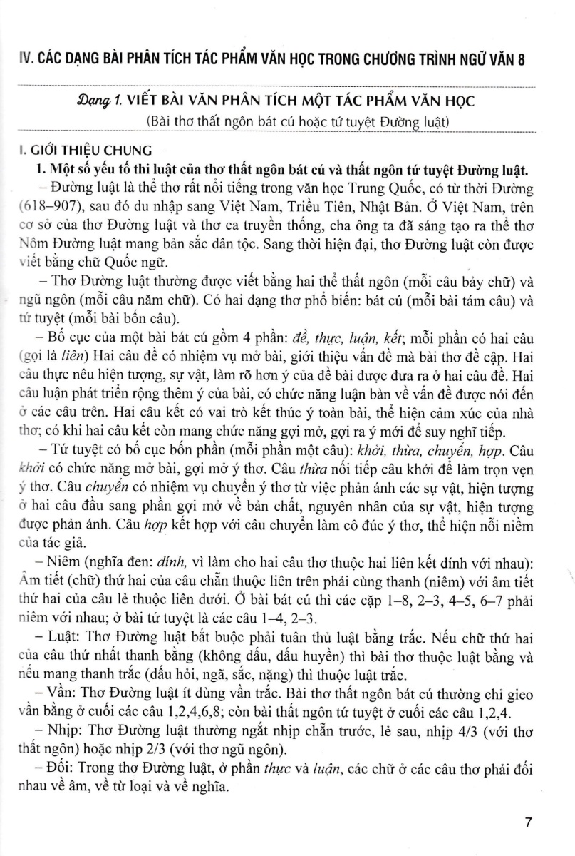 bộ hướng dẫn viết, nói và nghe các dạng văn lớp 8 - tập 2 (dùng chung cho các bộ sgk hiện hành) - Ảnh 11