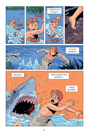 bộ i survived 2: the shark attacks of 1916 - the graphic novels - Ảnh 9