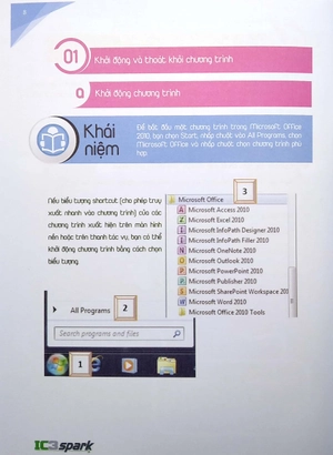 bộ ic3 spark - các ứng dụng chủ chốt - tập 1: microsoft office và microsoft word (tái bản) - Ảnh 5