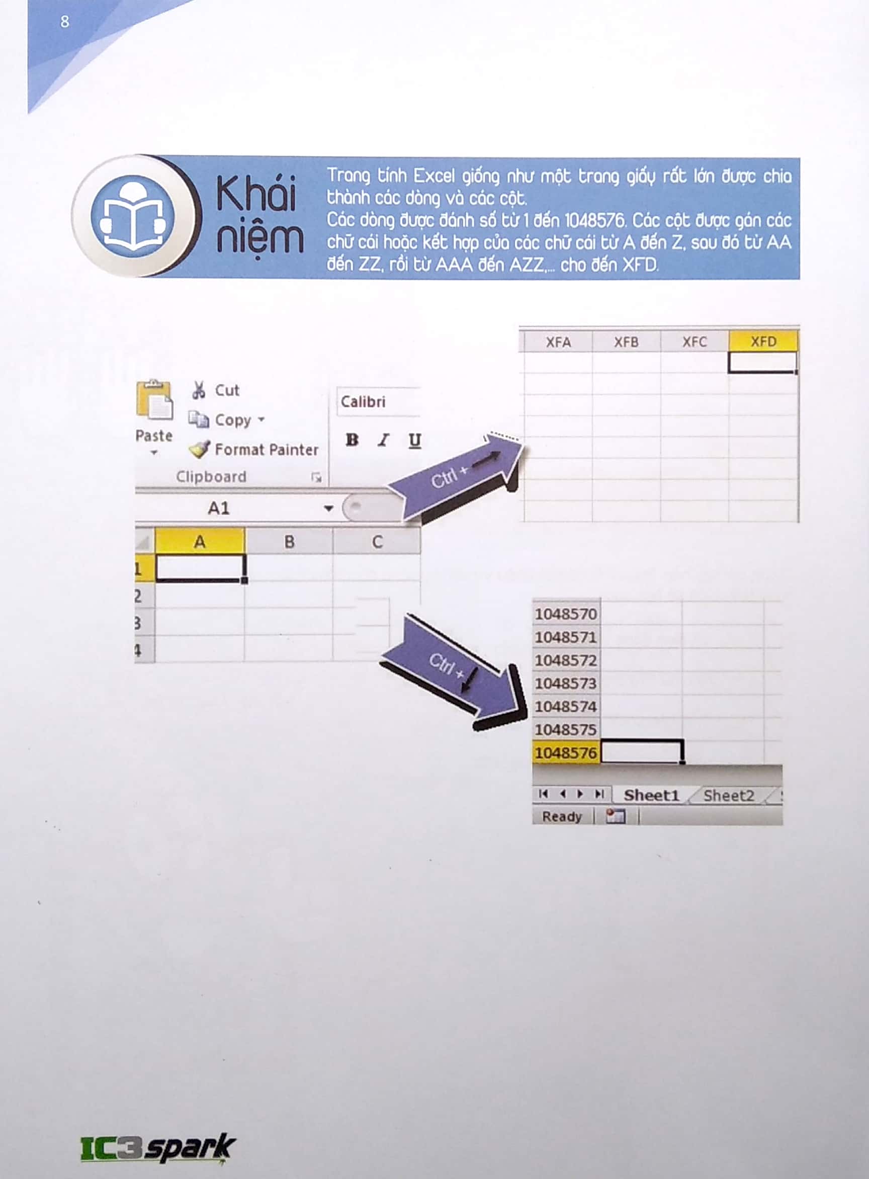 bộ ic3 spark - các ứng dụng chủ chốt - tập 2: microsoft excel và microsoft powerpoint - Ảnh 8