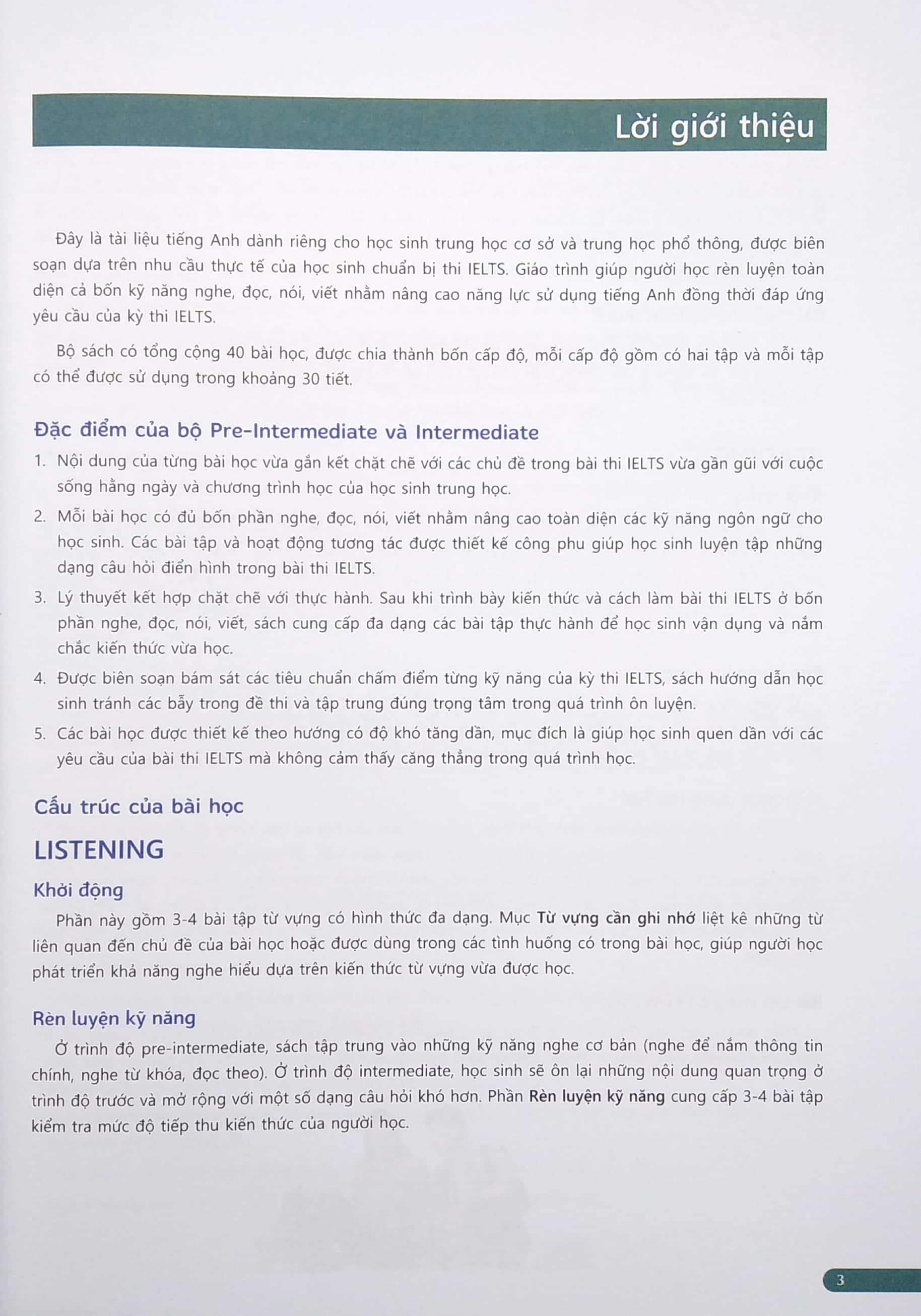 bộ ielts trung học - intermediate - book 2 - Ảnh 3