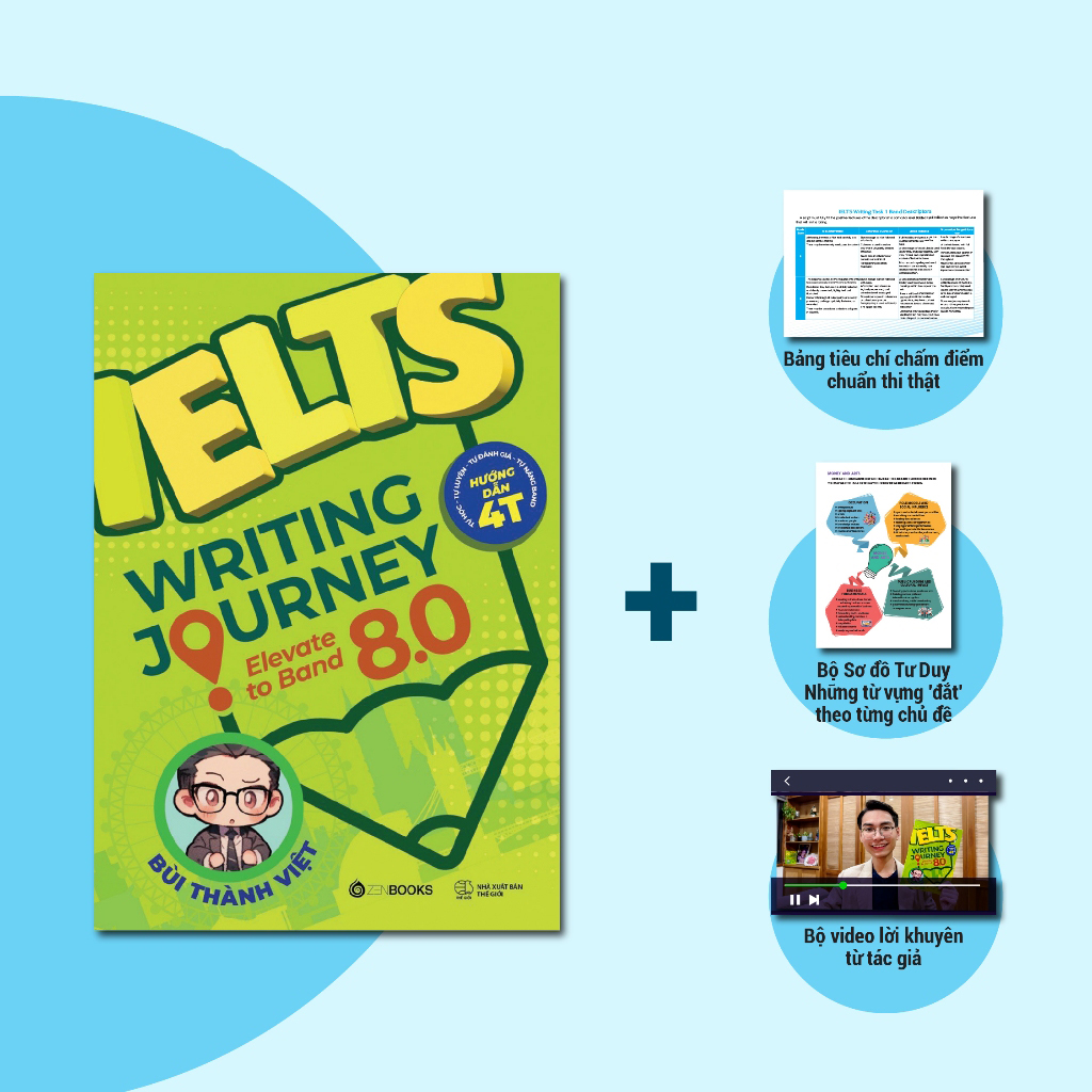bộ ielts writing journey - elevate to band 8.0 - Ảnh 3