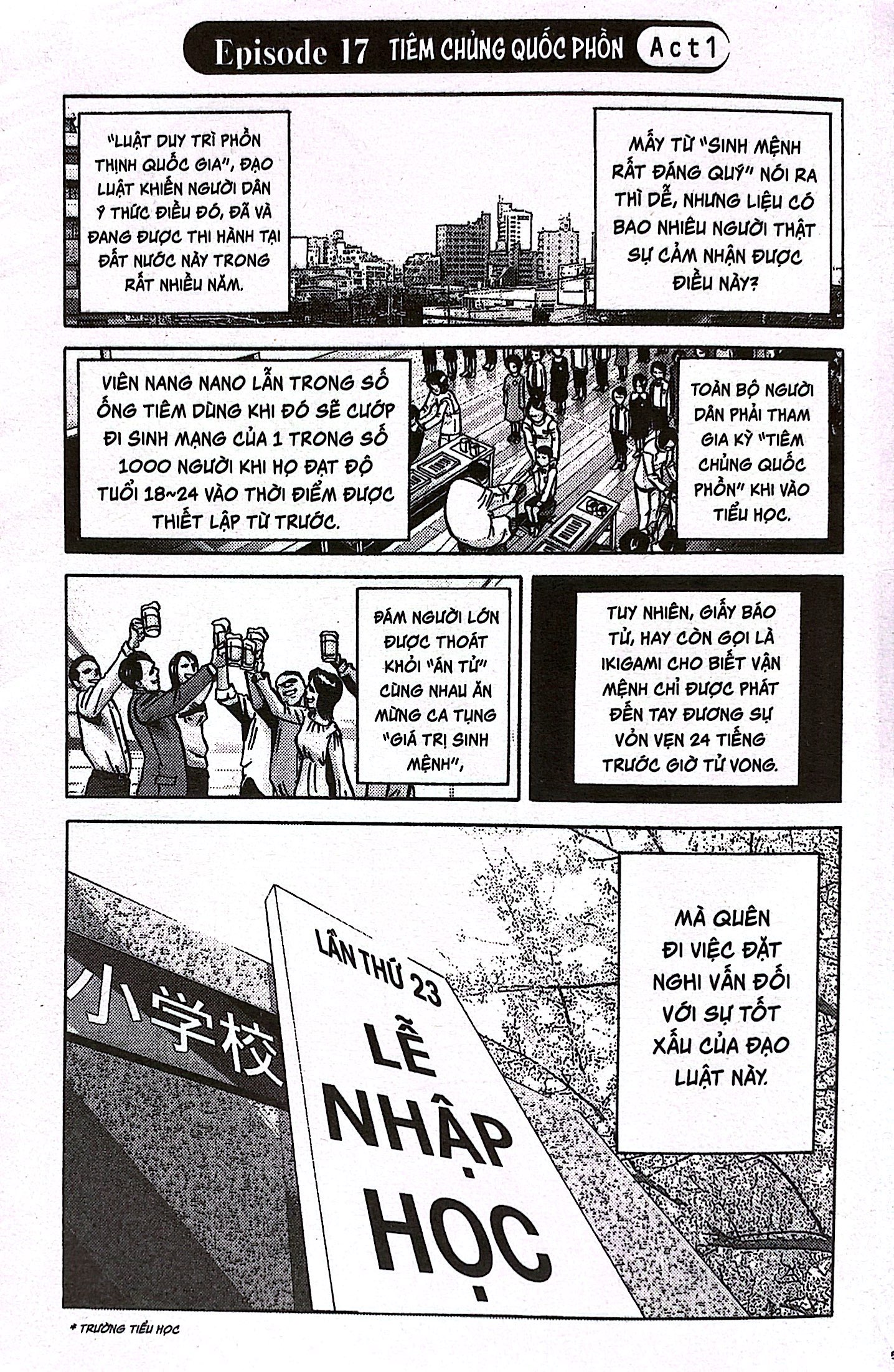 bộ ikigami - tập 9 - tặng kèm bookmark - Ảnh 5