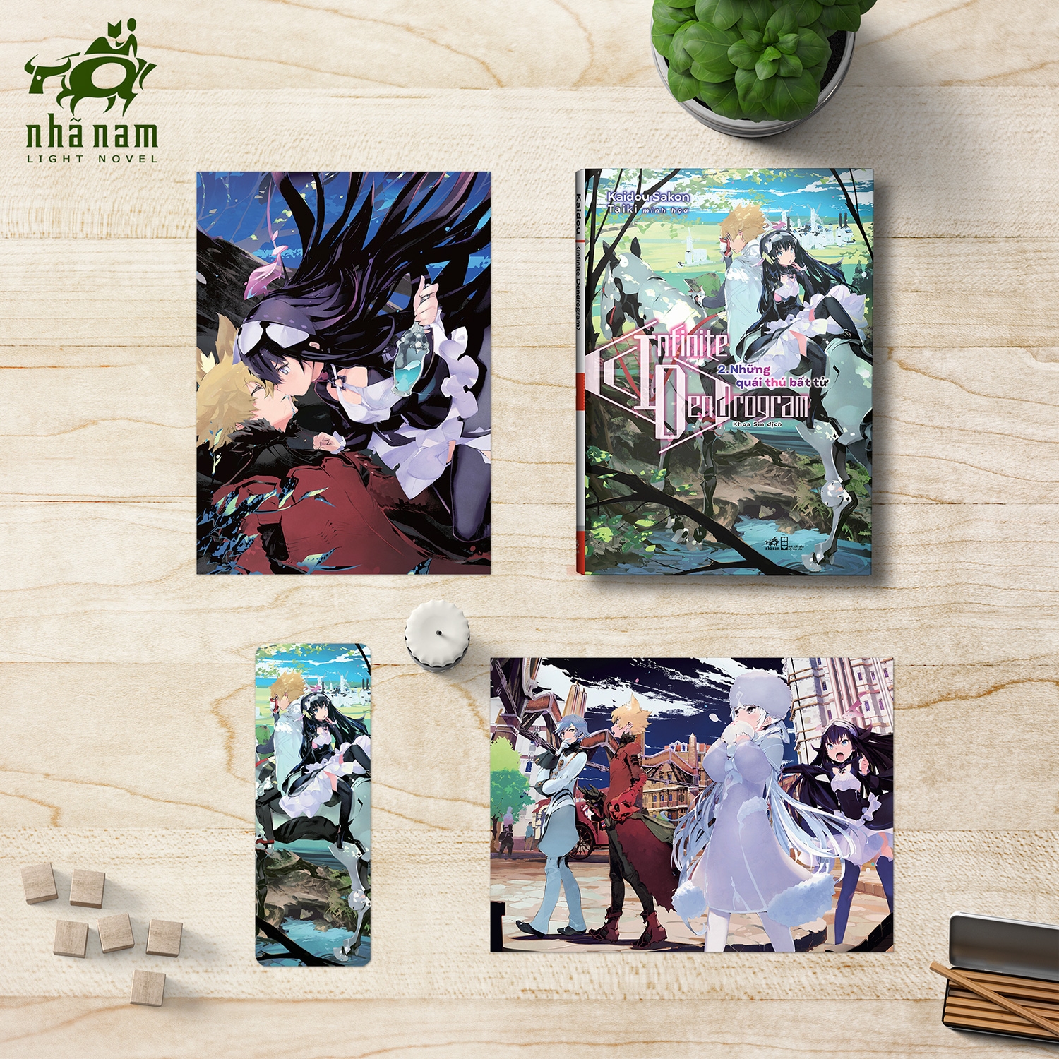 bộ infinite dendrogram - tập 2: những quái thú bất tử - tặng kèm 1 bookmark + 2 postcard - Ảnh 3