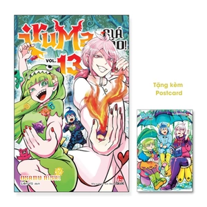 bộ iruma giá đáo! - tập 13 - tặng kèm postcard - Ảnh 2