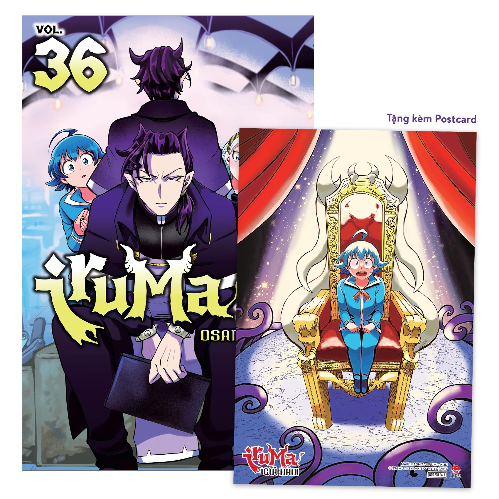 Bộ Iruma Giá Đáo! - Tập 36 - Tặng Kèm Postcard - Ảnh 2