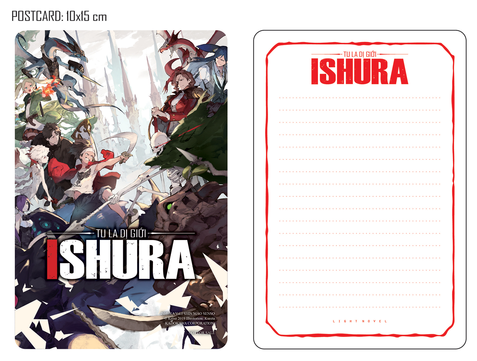 bộ ishura - tu la dị giới - tập 1: tân ma vương đại chiến - tặng kèm postcard + thẻ nhựa - Ảnh 5