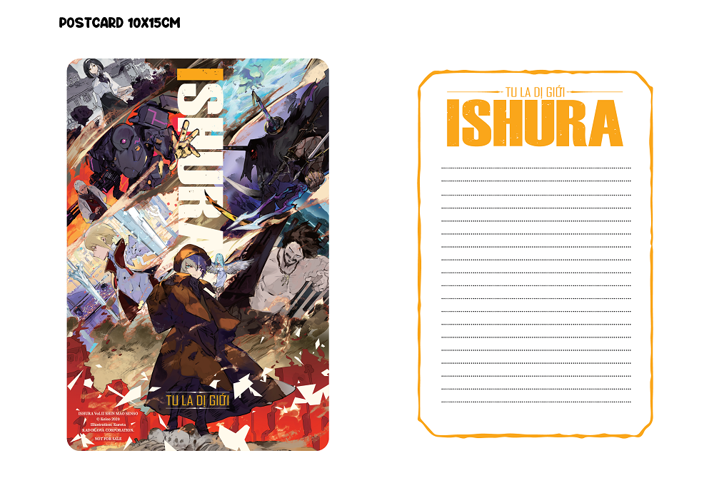 bộ ishura - tu la dị giới - tập 2: bão bụi trần nơi sát giới - tặng kèm postcard - Ảnh 3