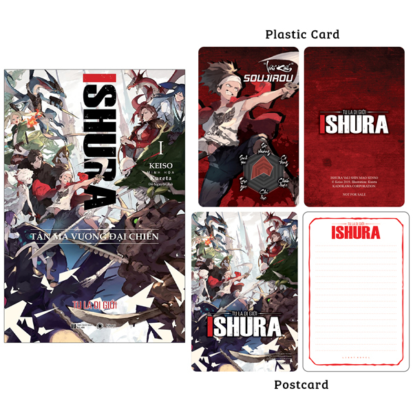 Bộ Ishura - Tu La Dị Giới - Tập 3 - Sự Câm Lặng Chết Chóc - Tặng Kèm Postcard + Thẻ Card Phủ Nhũ - Ảnh 5