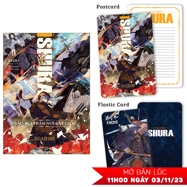 Bộ Ishura - Tu La Dị Giới - Tập 3 - Sự Câm Lặng Chết Chóc - Tặng Kèm Postcard + Thẻ Card Phủ Nhũ - Ảnh 6