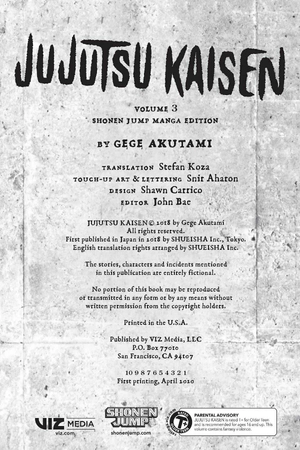 bộ jujutsu kaisen 3 (english edition) - Ảnh 4