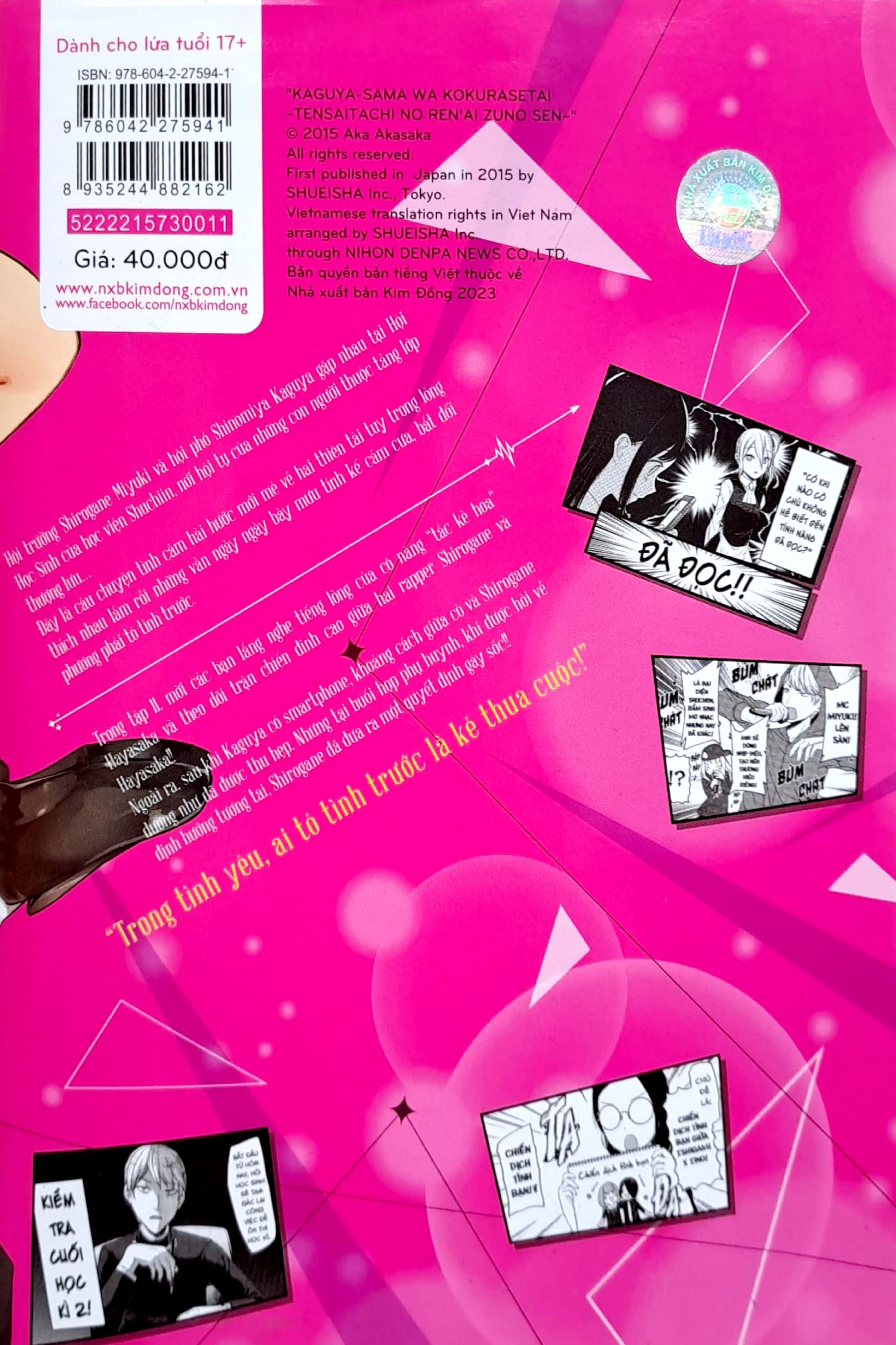 bộ kaguya-sama - cuộc chiến tỏ tình - tập 11 - Ảnh 9