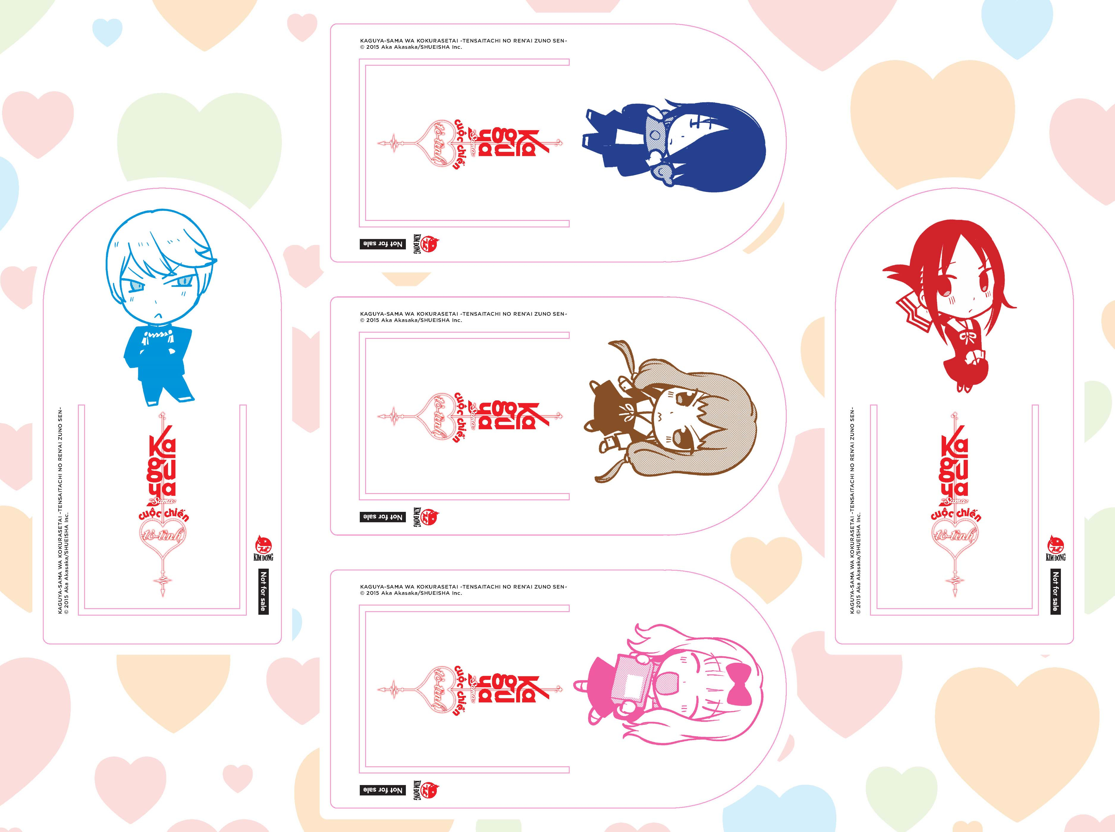 bộ kaguya-sama - cuộc chiến tỏ tình - tập 14 - tặng kèm bảng mini bookmark - Ảnh 3