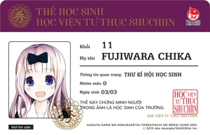 bộ kaguya-sama - cuộc chiến tỏ tình - tập 3 - tặng kèm 1 trong 2 mẫu thẻ học sinh - Ảnh 4