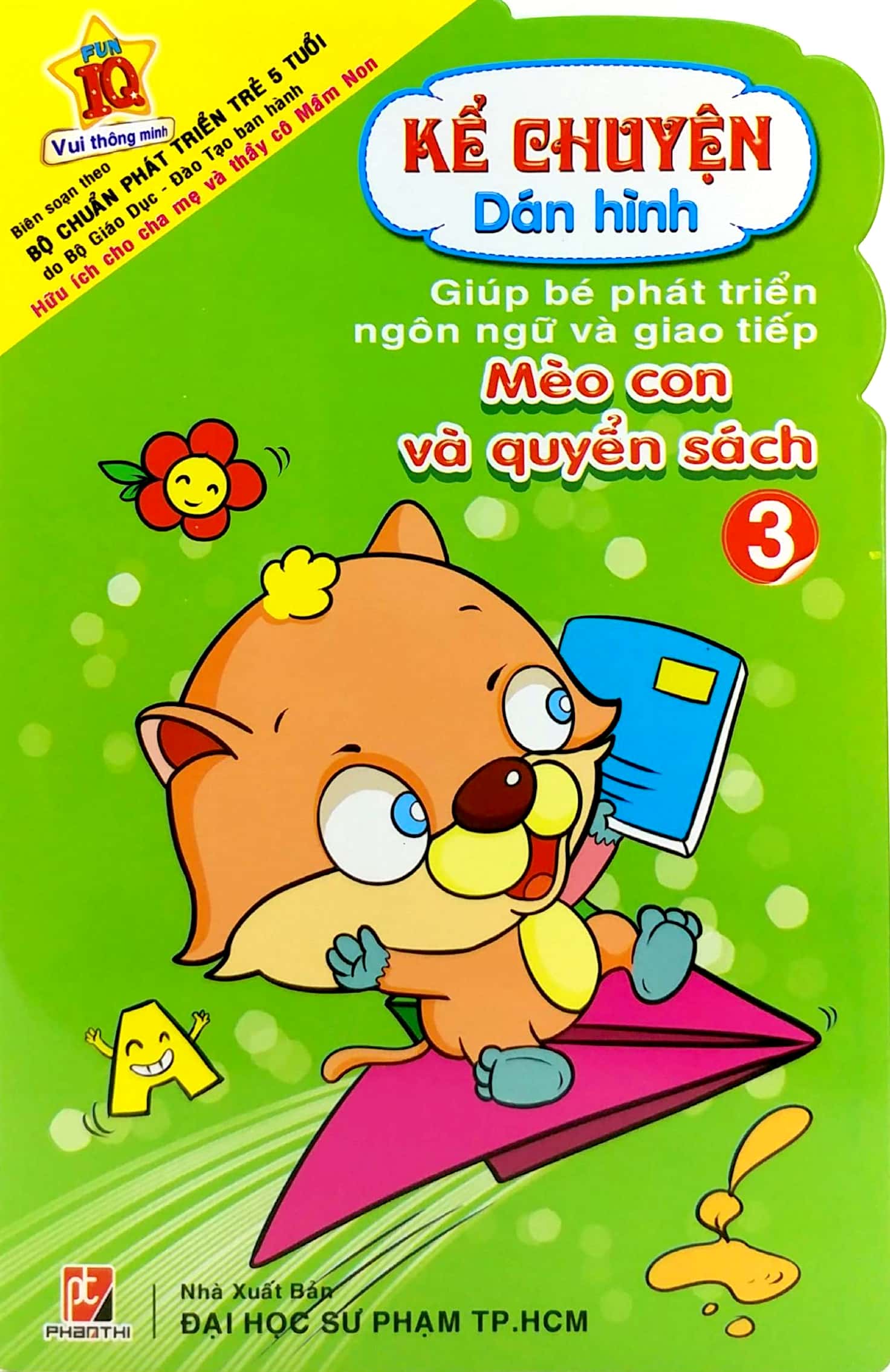 bộ kể chuyện dán hình 3 - mèo con và quyển sách - Ảnh 2