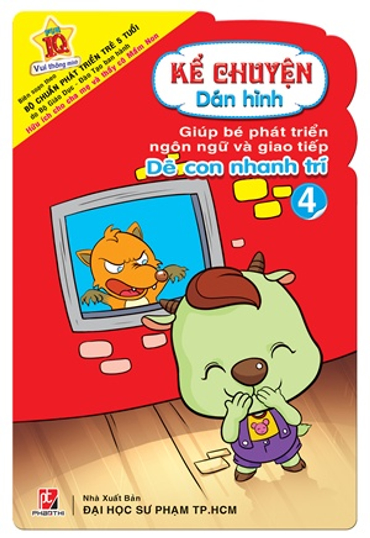 bộ kể chuyện dán hình 4 - dê con nhanh trí - Ảnh 2