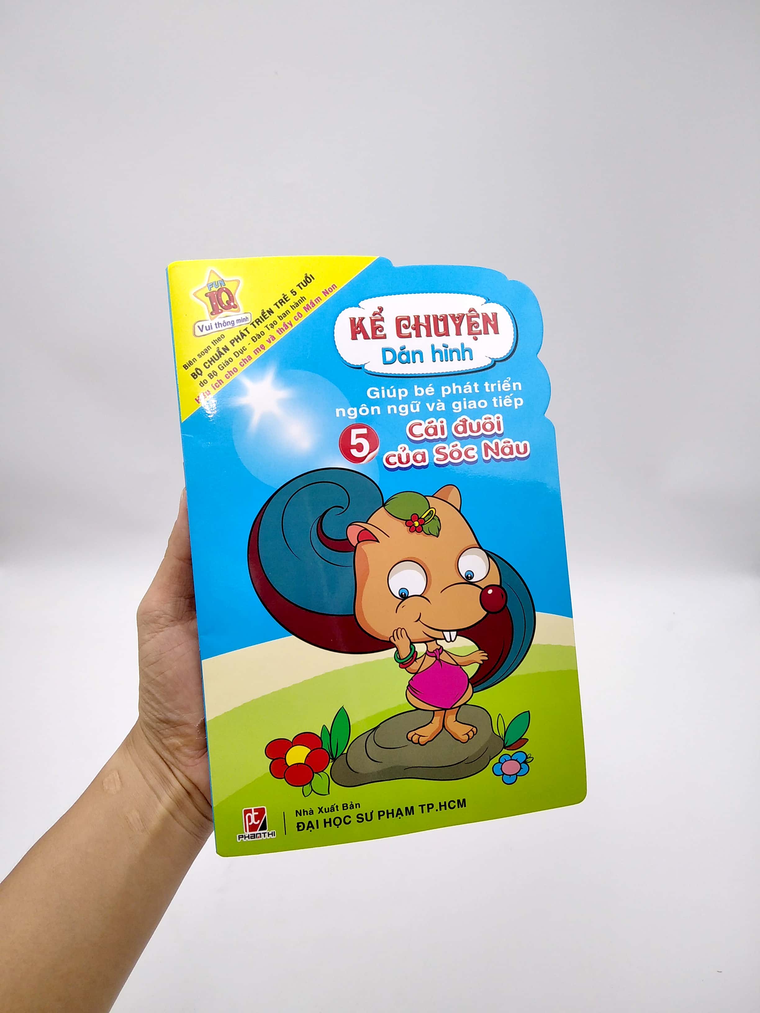 bộ kể chuyện dán hình 5 - cái đuôi của sóc nâu - Ảnh 7