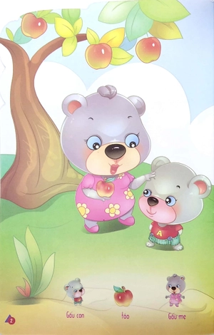 bộ kể chuyện dán hình 6 - gấu con học đếm - Ảnh 4