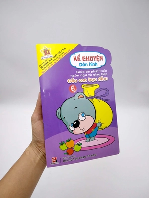 bộ kể chuyện dán hình 6 - gấu con học đếm - Ảnh 7