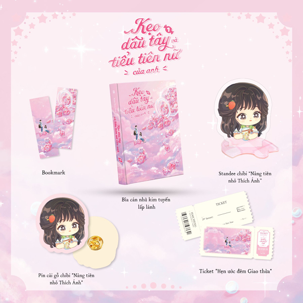 Bộ Kẹo Dâu Tây Và Tiểu Tiên Nữ Của Anh - Tập 1 - Bản Đặc Biệt - Tặng Kèm Bookmark + Ticket + Standee + Pin Cài Gỗ
