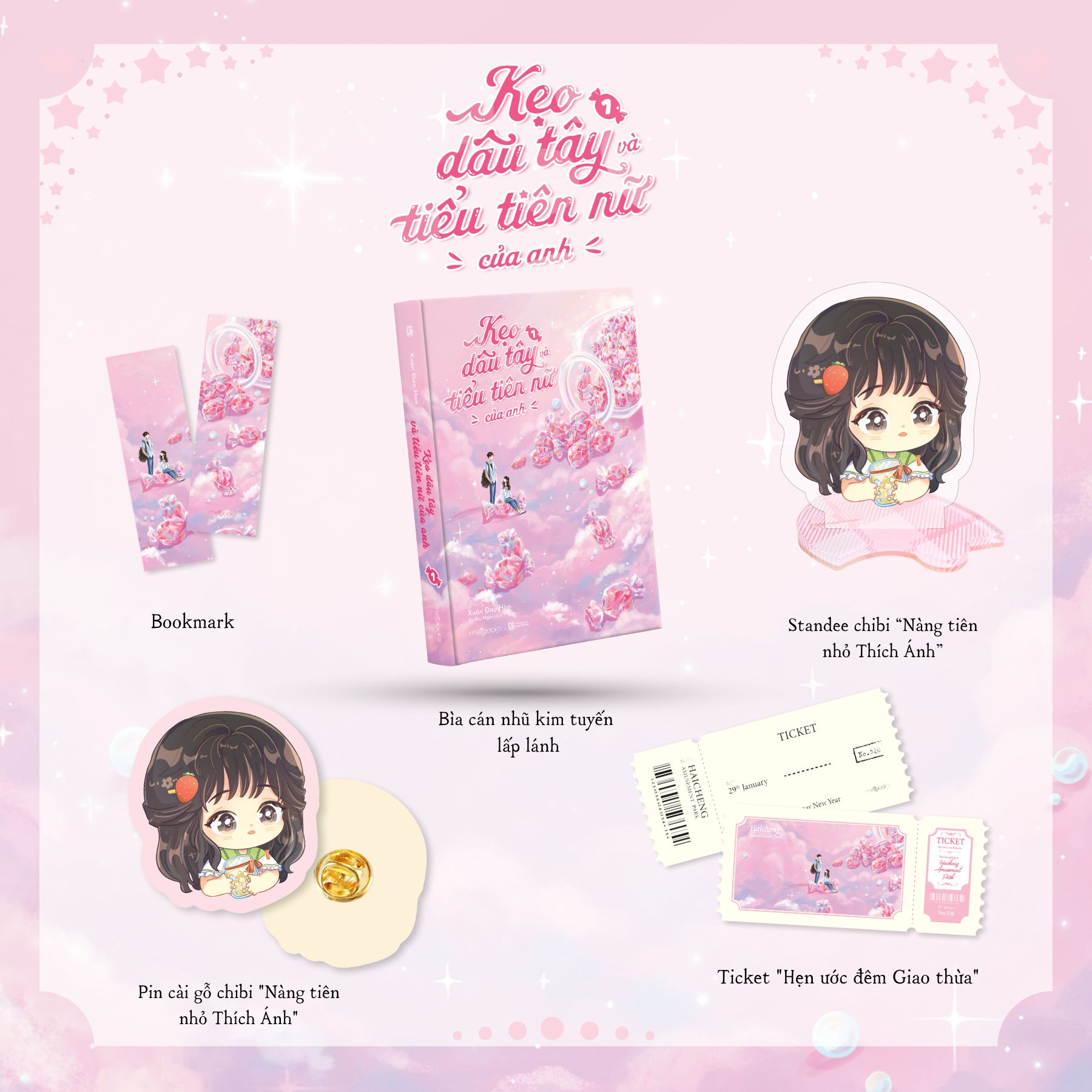 Bộ Kẹo Dâu Tây Và Tiểu Tiên Nữ Của Anh - Tập 1 - Bản Đặc Biệt - Tặng Kèm Bookmark + Ticket + Standee + Pin Cài Gỗ - Ảnh 2