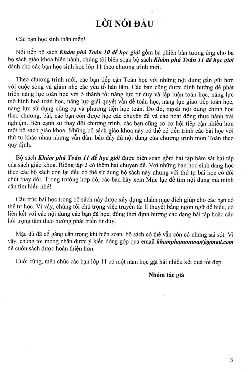 Bộ Khám Phá Toán 11 - Để Học Giỏi - Tập 2 (Kết Nối) - Ảnh 3
