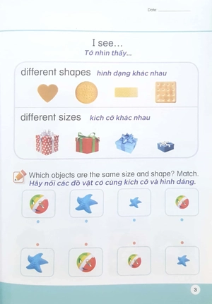 bộ khoa học tiền tiểu học song ngữ- sách học 3 - Ảnh 6