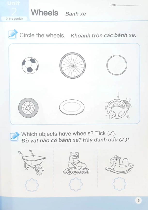 bộ khoa học tiền tiểu học song ngữ- sách luyện tập 2 - Ảnh 8