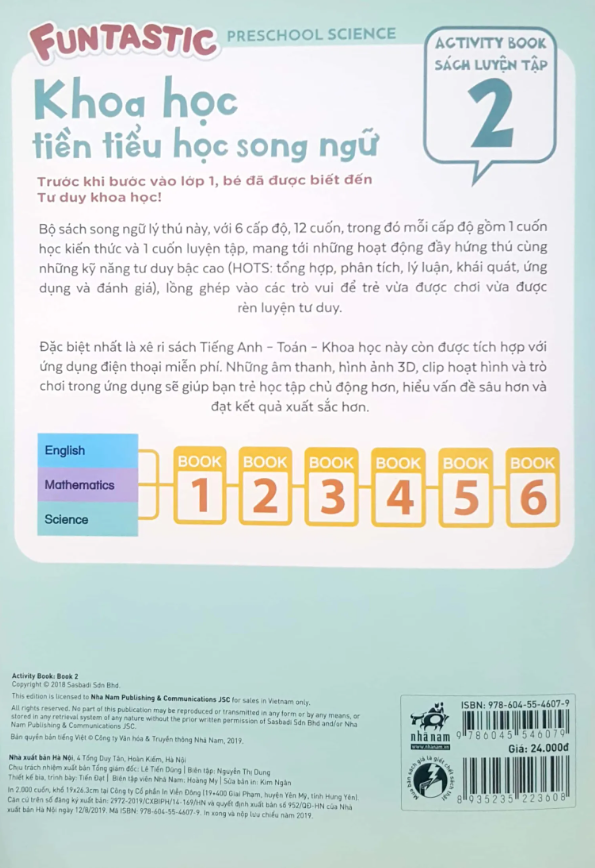 bộ khoa học tiền tiểu học song ngữ- sách luyện tập 2 - Ảnh 9