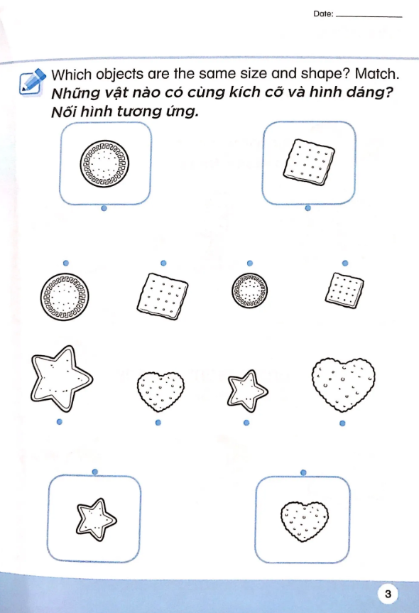 bộ khoa học tiền tiểu học song ngữ- sách luyện tập 3 - Ảnh 7