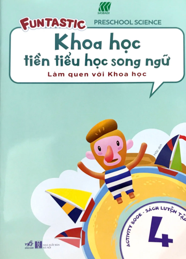 bộ khoa học tiền tiểu học song ngữ- sách luyện tập 4 - Ảnh 2