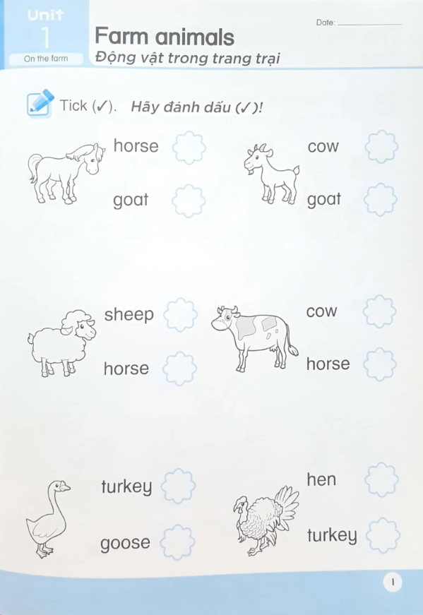 bộ khoa học tiền tiểu học song ngữ- sách luyện tập 5 - Ảnh 4