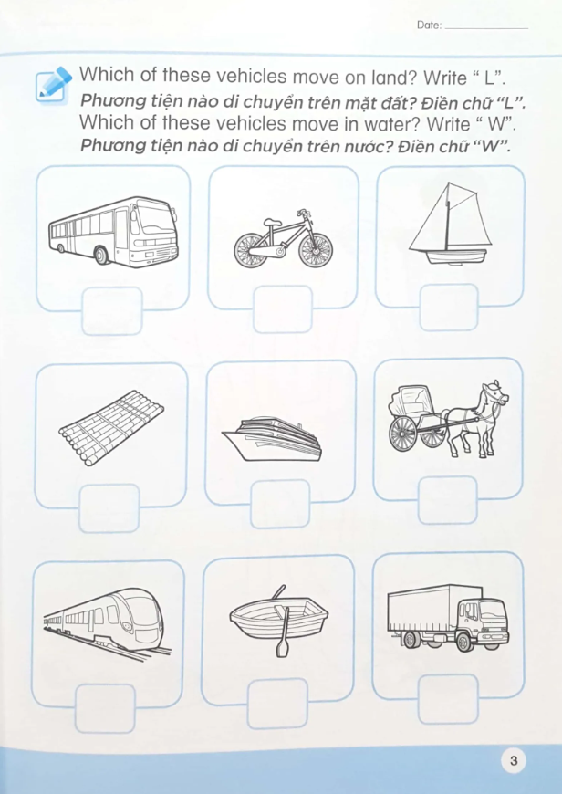 bộ khoa học tiền tiểu học song ngữ- sách luyện tập 6 - Ảnh 6