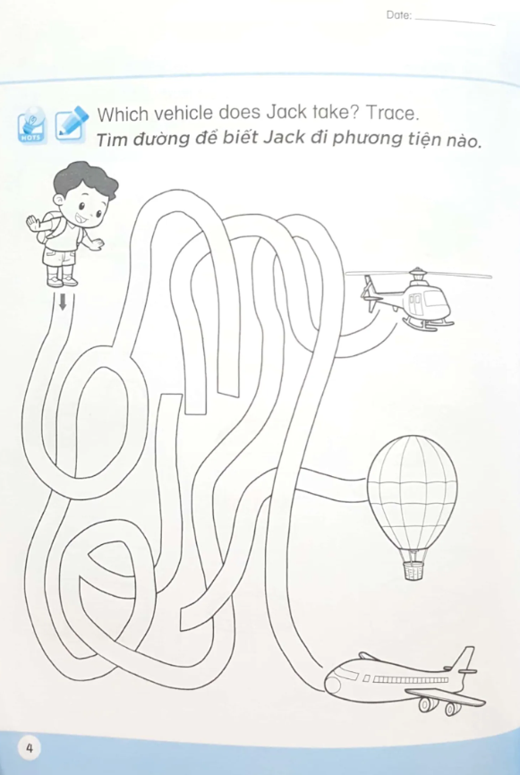 bộ khoa học tiền tiểu học song ngữ- sách luyện tập 6 - Ảnh 7