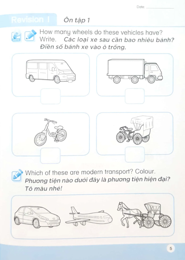 bộ khoa học tiền tiểu học song ngữ- sách luyện tập 6 - Ảnh 8
