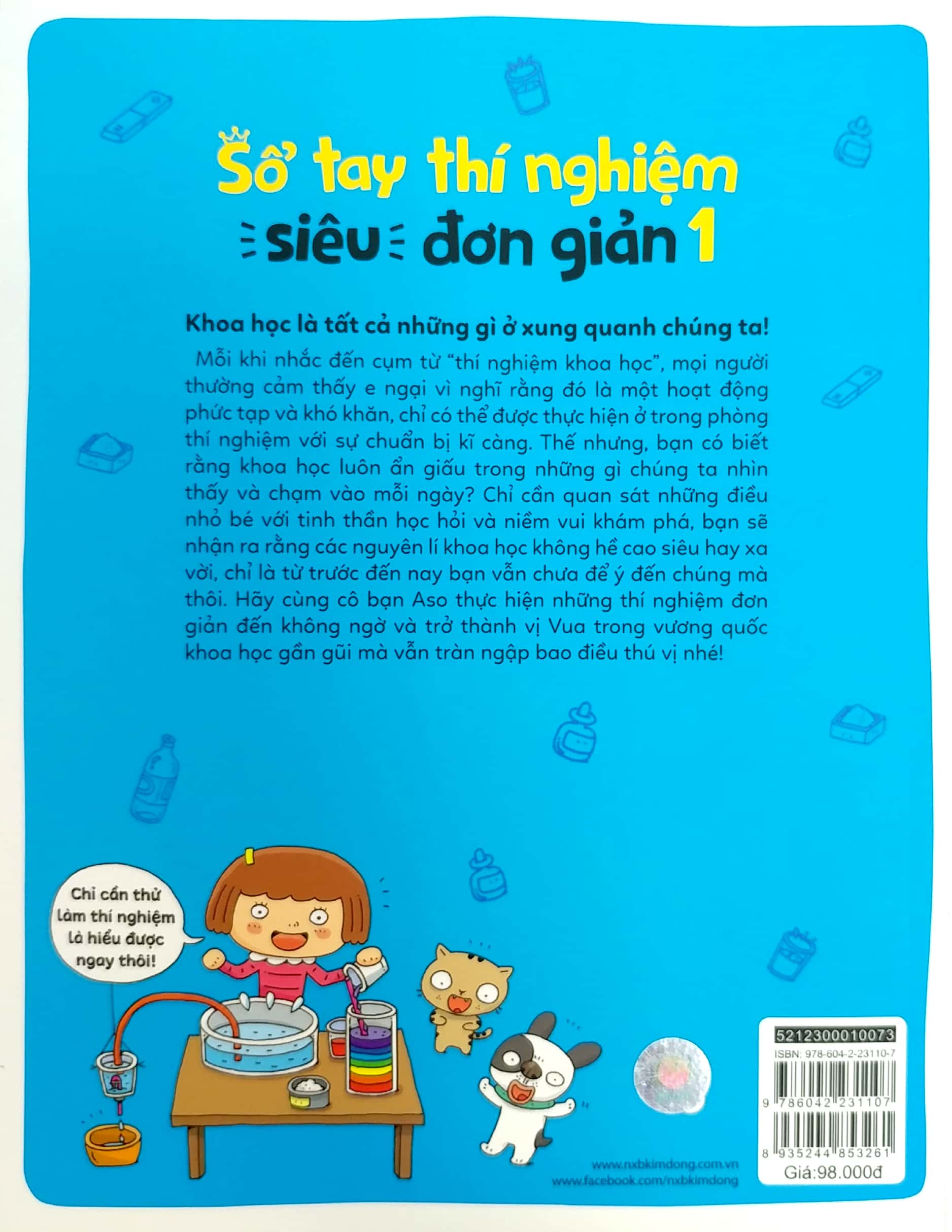bộ khoa học vui cho học sinh tiểu học - sổ tay thí nghiệm siêu đơn giản - tập 1 - Ảnh 6