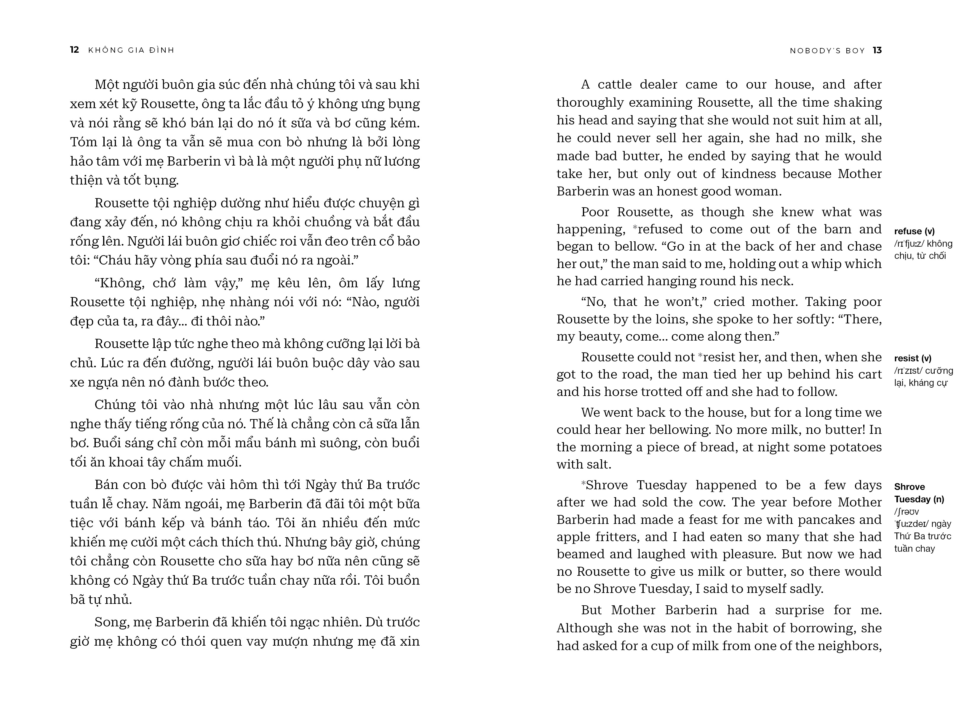 bộ không gia đình - nobodyℹs boy - song ngữ anh-việt - tập 1 - Ảnh 8