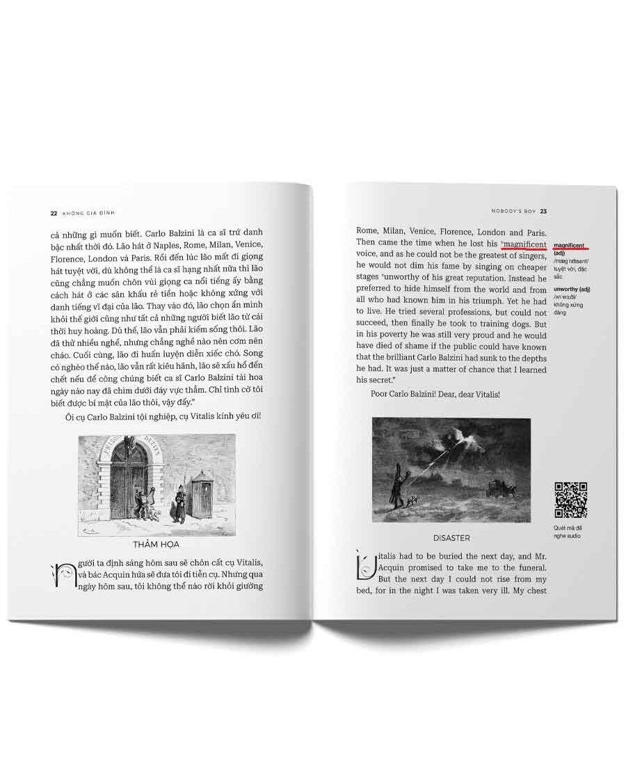 bộ không gia đình - nobodyℹs boy - song ngữ anh-việt - tập 2 - Ảnh 5