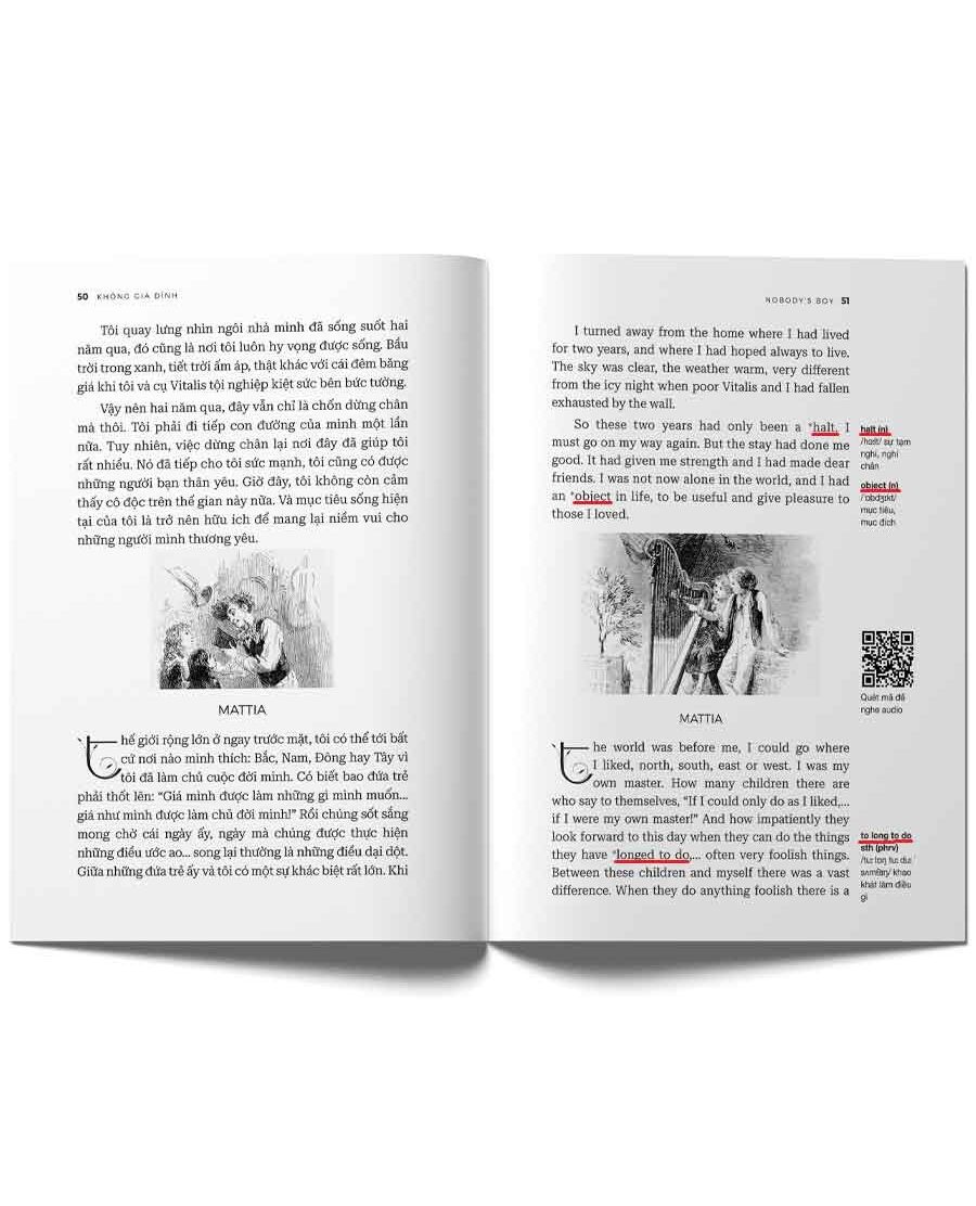 bộ không gia đình - nobodyℹs boy - song ngữ anh-việt - tập 2 - Ảnh 6