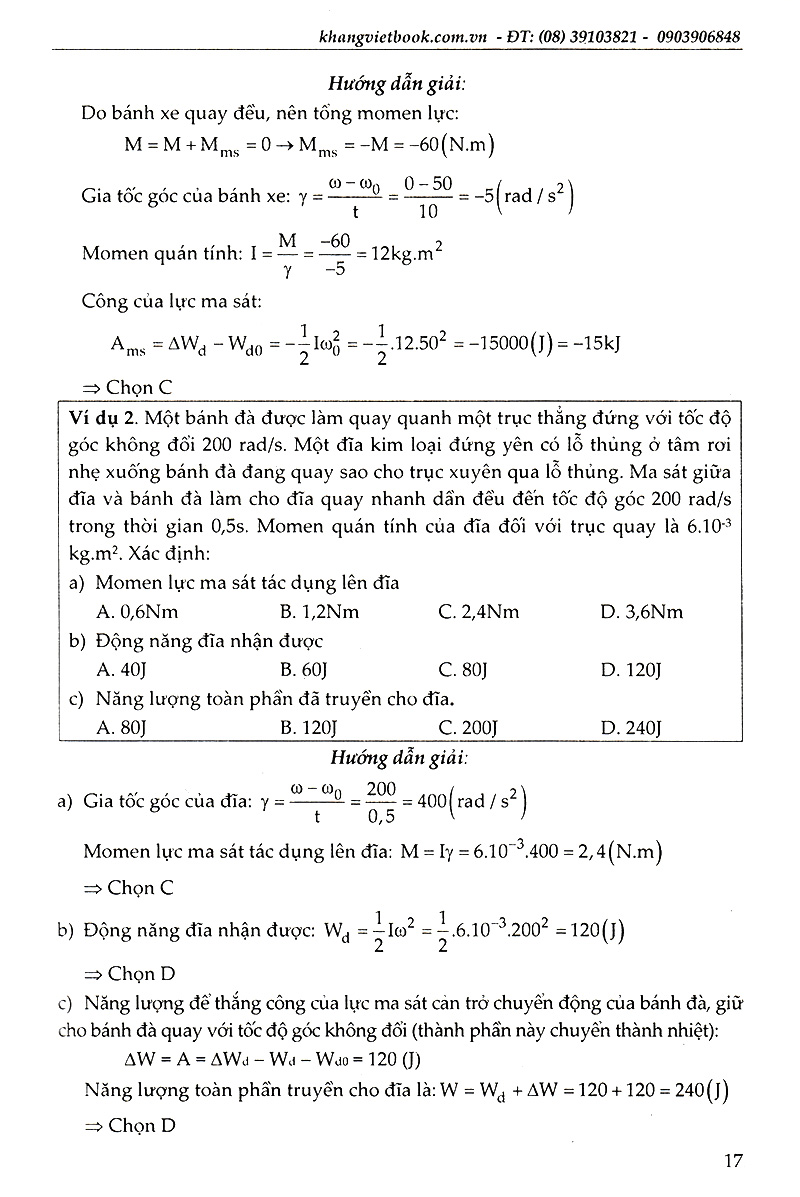 bộ kĩ thuật giải nhanh bài tập trắc nghiệm vật lí 12 - tập 1 - Ảnh 18