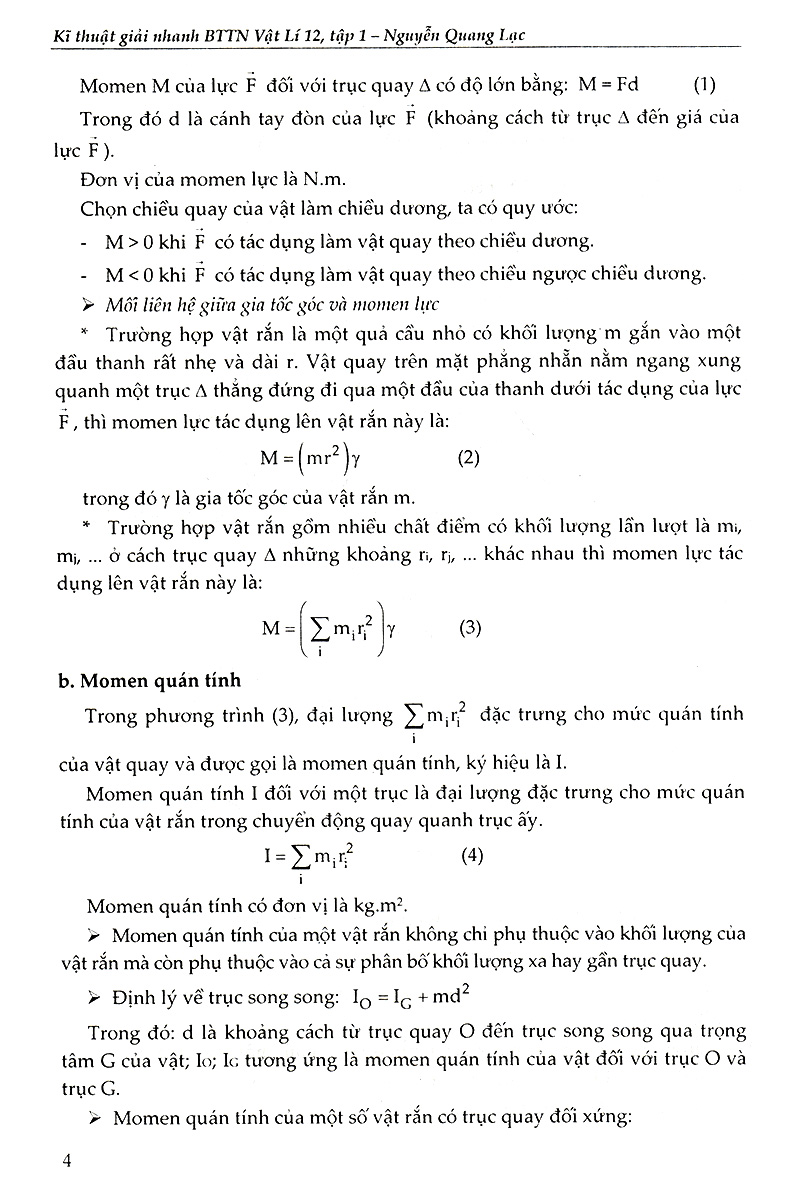 bộ kĩ thuật giải nhanh bài tập trắc nghiệm vật lí 12 - tập 1 - Ảnh 5