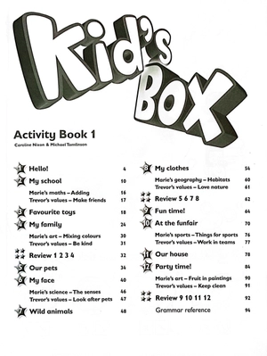 bộ kid's box 2nd ed activity book with online resources level 1 - Ảnh 6